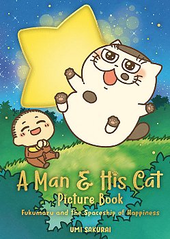 A Man and His Cat Picture Book: Fukumaru and the Spaceship of Happiness (Hardcover) - MangaShop.ro