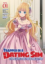 Trapped in a Dating Sim: Otome Games Are Tough for Us, Too! (Light Novel) Vol. 1 light novel