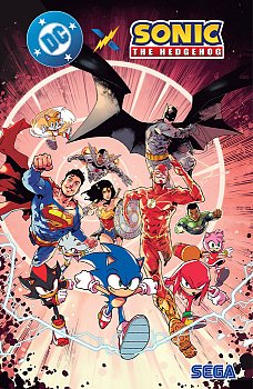 DC X Sonic the Hedgehog comics