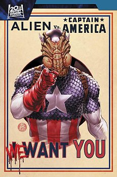 Alien vs. Captain America comics