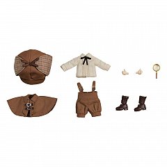 Original Character Parts for Nendoroid Doll Figures Outfit Set Detective - Boy (Brown)