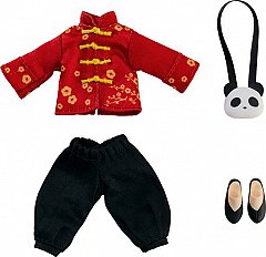 Original Character Parts for Nendoroid Doll Figures Outfit Set: Short Length Chinese Outfit (Red)