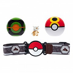 Pokemon Clip'n'Go Poké Ball Belt Set Repeat Ball, Dusk Ball & Cubone