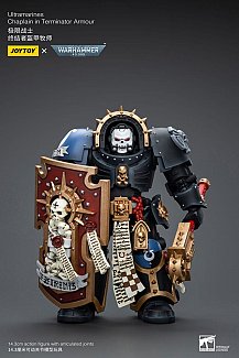 Warhammer 40k Action Figure 1/18 Ultramarines Chaplain in Terminator Armour 12 cm