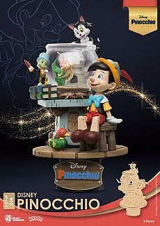 Disney Classic Animation Series D-Stage PVC Diorama Pinocchio 15 cm