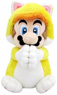 Super Mario Magnet Plush Figure Cat Mario 15 cm