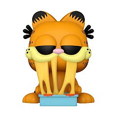 Garfield POP! Comics Vinyl Garfield w/Lasagna Pan 9 cm