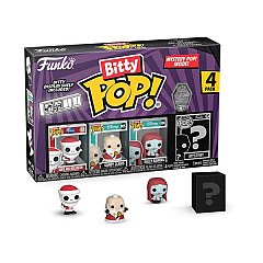 Nightmare Before Christmas Bitty POP! Vinyl Figure 4-Pack Santa Jack 2,5 cm