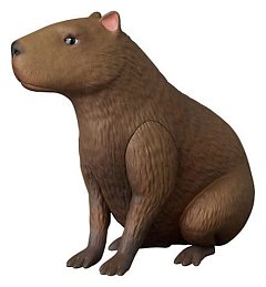 Flow UDF PVC Figure Capybara figurine