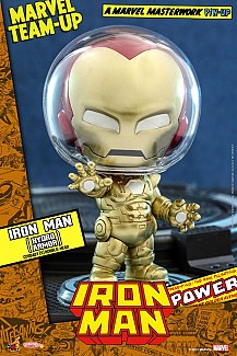 Marvel Comics Cosbaby (S) Mini Figure Iron Man (Hydro Armor) 10 cm