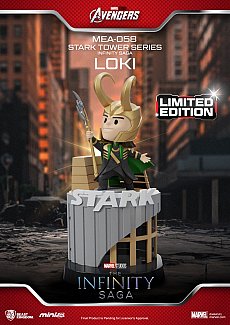 Marvel Mini Egg Attack Figures The Infinity Saga Stark Tower series Loki 12 cm