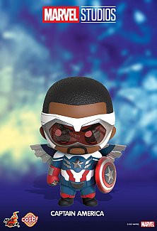 The Falcon and the Winter Soldier Cosbi Mini Figure Captain America 8 cm