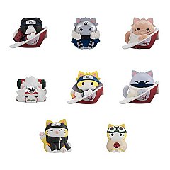 Naruto Shippuden Mega Cat Project Trading Figure Nyaruto! The bond between master and disciple Ver. 3 cm Assortment (8)