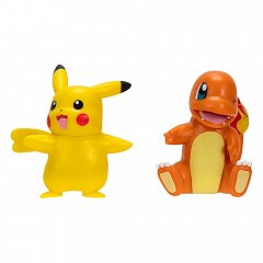 Pokemon Battle Figure First Partner Set Figure 2-Pack Charmander #2, female Pikachu