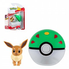 Pokemon Clip'n'Go Poké Balls Eevee #4 & Friend Ball