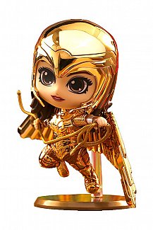 Wonder Woman 1984 Cosbaby (S) Mini Figure Golden Armor Wonder Woman (Metallic Gold Version) 10 cm