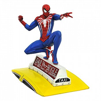 Spider-Man 2018 Marvel Video Game Gallery PVC Statue Spider-Man on Taxi 23 cm - MangaShop.ro