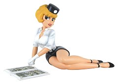 Natacha Resin Statue Pause Lecture 15 cm figurine