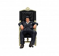 Scarface Movie Icons PVC Statue Tony Montana Chair ver 18 cm