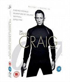 007 Bond - Daniel Craig - Casino Royale / Quantum Of Solace / Skyfall / Spectre Blu-Ray