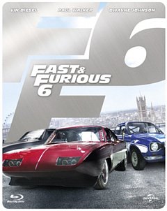 Fast & Furious 6 2013 Blu-ray / Limited Edition Steelbook with UltraViolet Copy