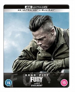Fury 2014 Blu-ray / 4K Ultra HD + Blu-ray (Steelbook) - MangaShop.ro