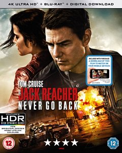 Jack Reacher Never Go Back 4K Ultra HD + Blu-Ray