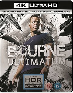 The Bourne Ultimatum 2007 Blu-ray / 4K Ultra HD + Blu-ray + Digital Download (Red Tag)