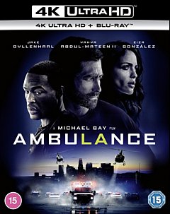 Ambulance 2022 Blu-ray / 4K Ultra HD + Blu-ray