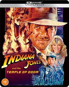 Indiana Jones and the Temple of Doom 1984 Blu-ray / 4K Ultra HD + Blu-ray (Limited Edition Steelbook)