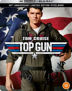 Top Gun 1986 Blu-ray / 4K Ultra HD + Blu-ray (40th Anniversary Ltd Edition Steelbook)