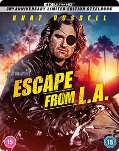 Escape from L.A. 1996 Blu-ray / 4K Ultra HD (30th Anniversary Limited Edition Steelbook)