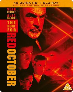 The Hunt for Red October 1990 Blu-ray / 4K Ultra HD + Blu-ray (Limited Edition Steelbook)