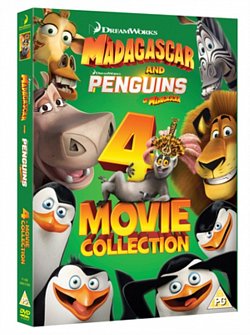 Madagascar and Penguins of Madagascar: 4-movie Collection 2012 DVD - MangaShop.ro