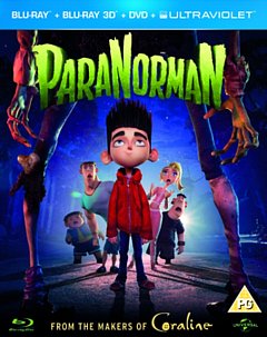 ParaNorman 2012 Blu-ray / 3D Edition + 2D Edition + DVD + UltraViolet Copy
