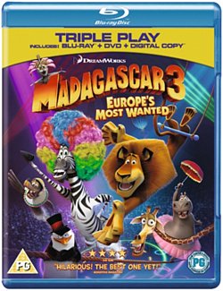 Madagascar 3 - Europe's Most Wanted 2012 Blu-ray / with DVD and Digital Copy - Triple Play - MangaShop.ro