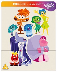 Inside Out 2 2024 Blu-ray / 4K Ultra HD + Blu-ray (Steelbook)