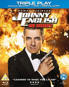 Johnny English Reborn 2011 Blu-ray / with DVD and Digital Copy - Triple Play