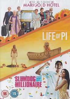 Best Exotic Marigold Hotel / Life Of Pi / Slumdog Millionaire DVD