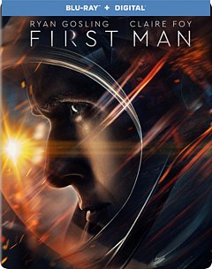 First Man 2018 Blu-ray / 4K Ultra HD + Blu-ray + Digital Download (Steelbook)