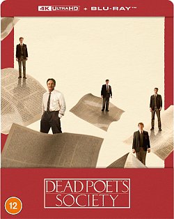 Dead Poets Society 1989 Blu-ray / 4K Ultra HD + Blu-ray (Steelbook) - MangaShop.ro