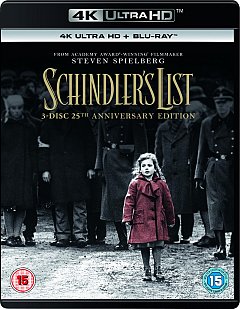 Schindler's List 1993 Blu-ray / 4K Ultra HD