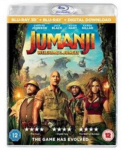 Jumanji: Welcome to the Jungle 2017 Blu-ray / 3D Edition with 2D Edition + Digital Download - MangaShop.ro