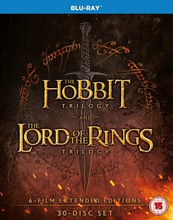 Middle-Earth: 6- Film Collection - Extended Edition 2014 Blu-ray / Box Set - MangaShop.ro