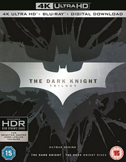 Batman - The Dark Knight Trilogy - Batman Begins / The Dark Knight / The Dark Knight Rises 4K Ultra  - MangaShop.ro