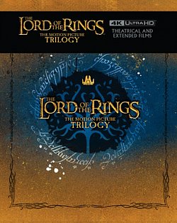 The Lord of the Rings Trilogy: Extended Editions 2003 Blu-ray / 4K Ultra HD + Blu-ray Steelbook (Box Set) - MangaShop.ro
