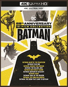 Batman: 85th Anniversary 10-film Collection 2023 Blu-ray / 4K Ultra HD Boxset