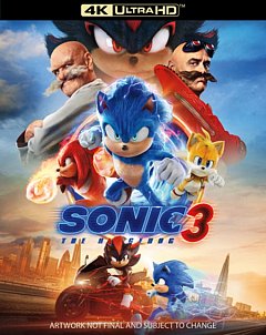 Sonic the Hedgehog 3 2024 Blu-ray / 4K Ultra HD