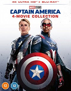 Captain America: 4-movie Collection 2025 Blu-ray / 4K Ultra HD + Blu-ray (Boxset)