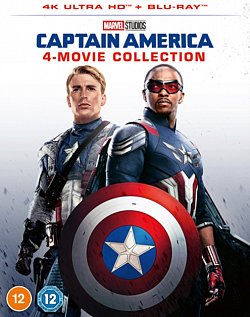 Captain America: 4-movie Collection 2025 Blu-ray / 4K Ultra HD + Blu-ray (Boxset) - MangaShop.ro